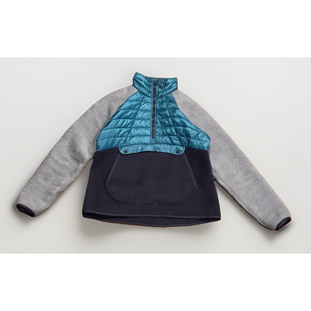 MOUNTAIN HARDWEAR Women's Altius Hybrid Half-Zip Pullover Jacket Size L $176